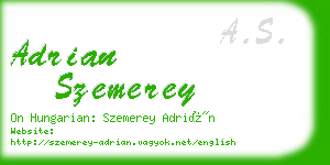 adrian szemerey business card